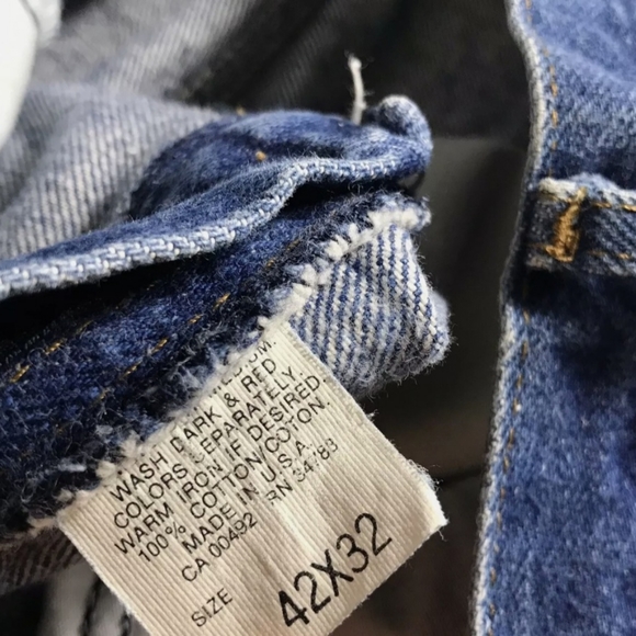 Men’s vintage 90s lee Rider denim Jeans Medium wash size 42 waist Pants - Picture 5 of 6